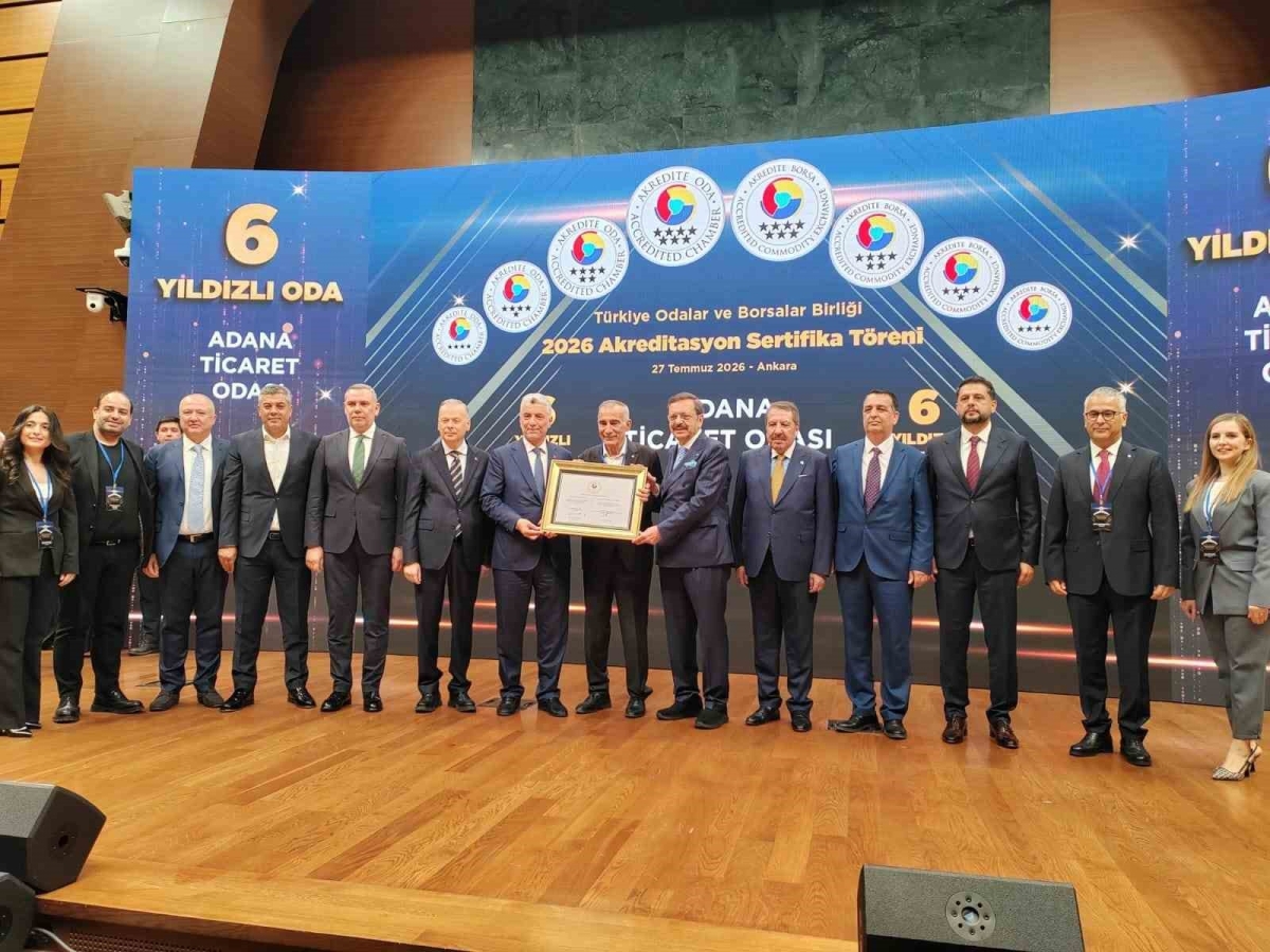 Adana Ticaret Odası’na ‘6 Yıldızlı Akreditasyon’
