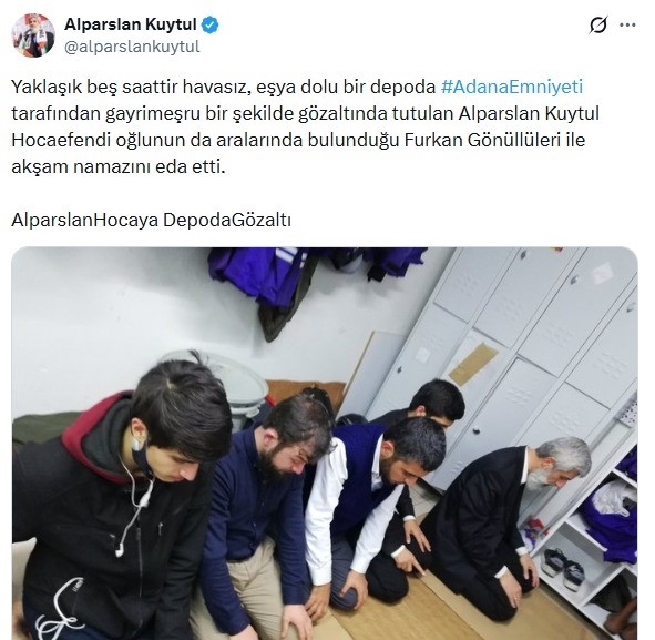 ’Kuytulcular’ üyelerinden namazda ‘selfie’