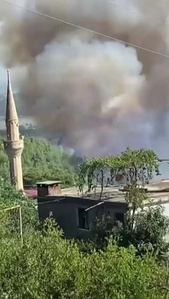Adana’da orman yangını
