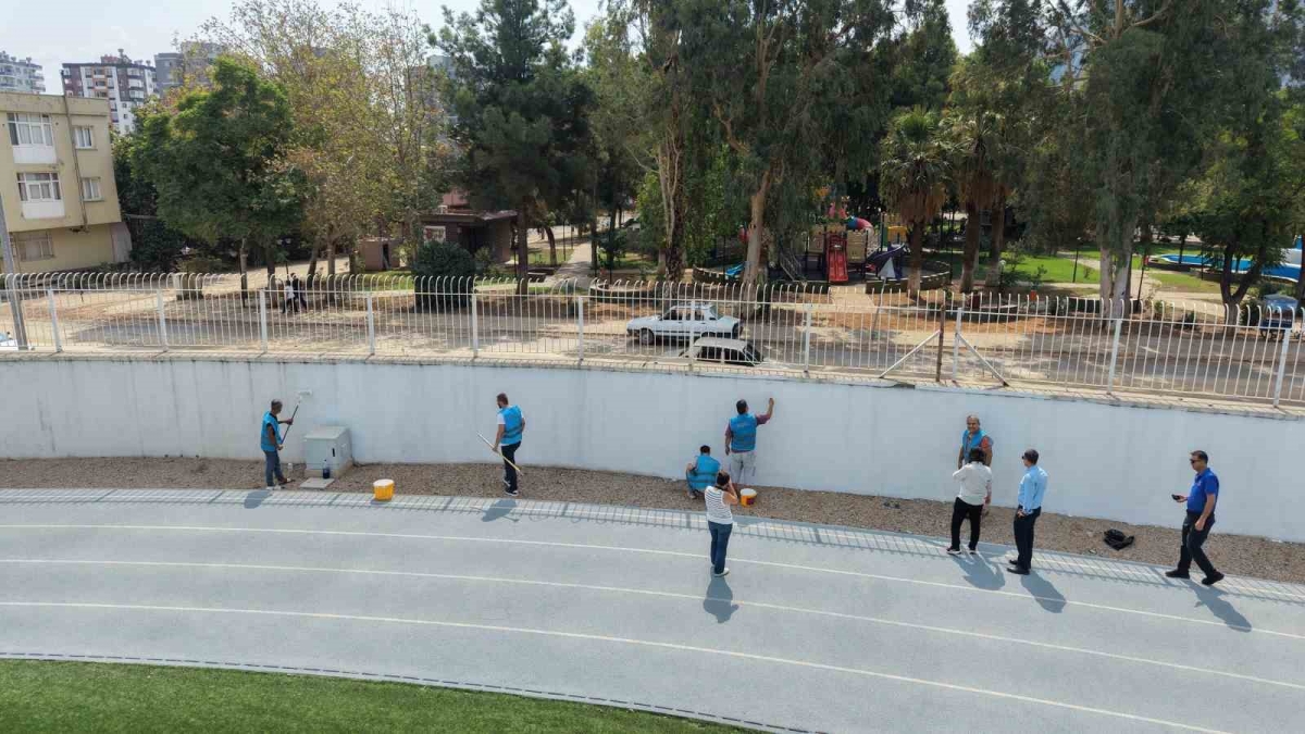 Yükümlüler eğitim ve spor alanlarını boyadı, 12 milyon TL’lik kamu yararı sağlandı
