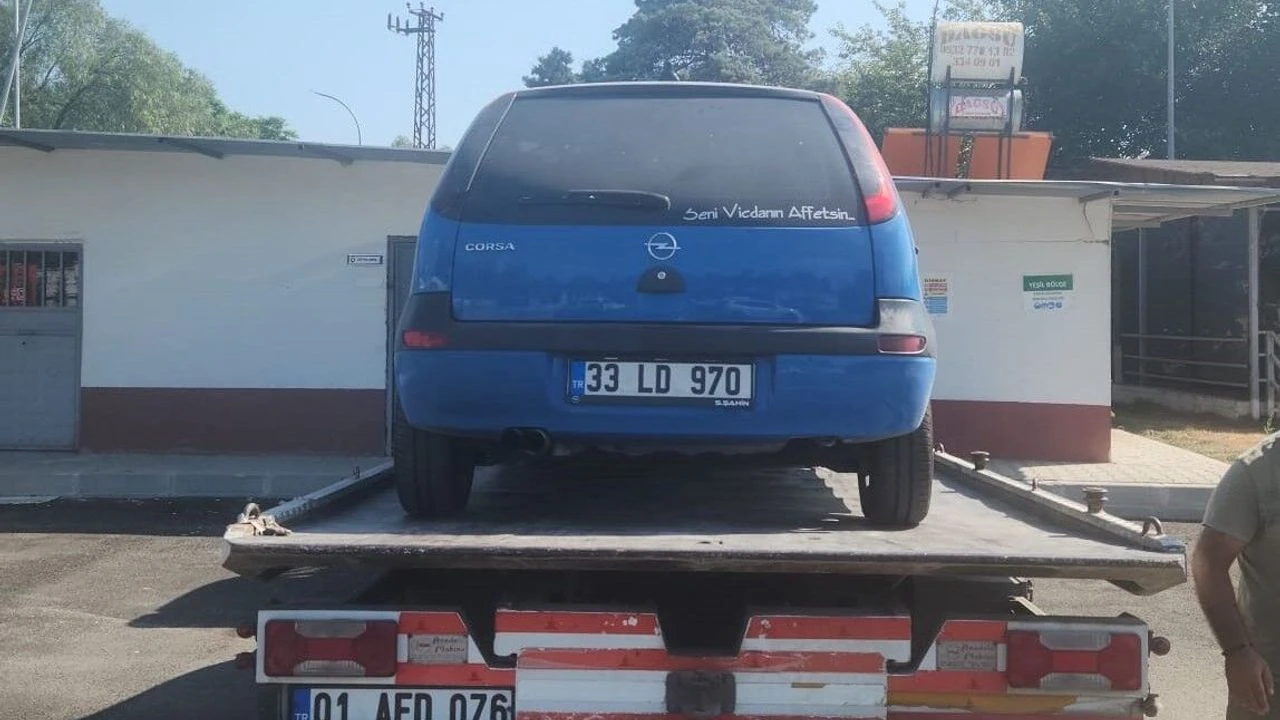 Trafiği tehlikeye düşüren sürücüye 13 bin 965 TL ceza
