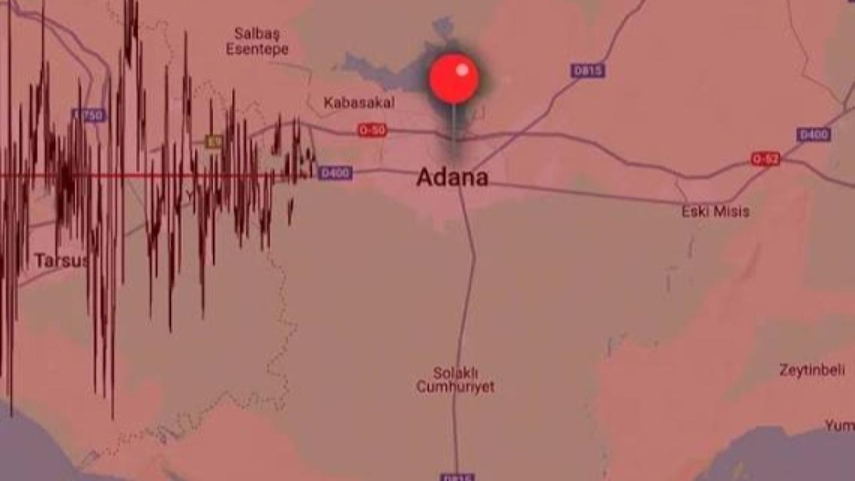 Adana’da art arda iki deprem
