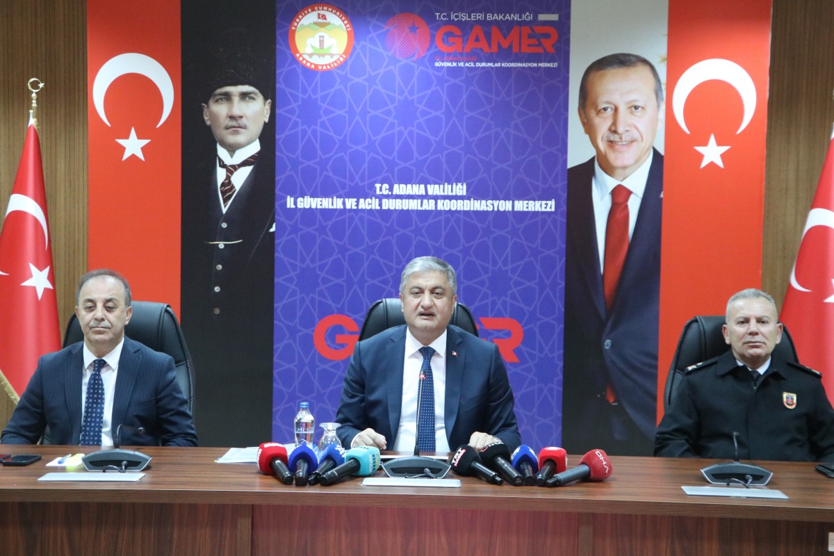 Adana’da suç oranı geçen yıla göre yüzde 9,4 azaldı